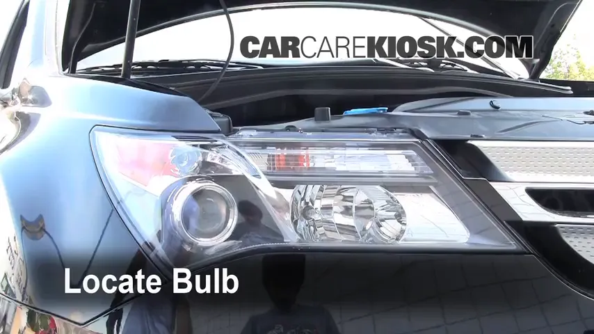 2009 Acura MDX 3.7L V6 Lights Turn Signal - Front (replace bulb)